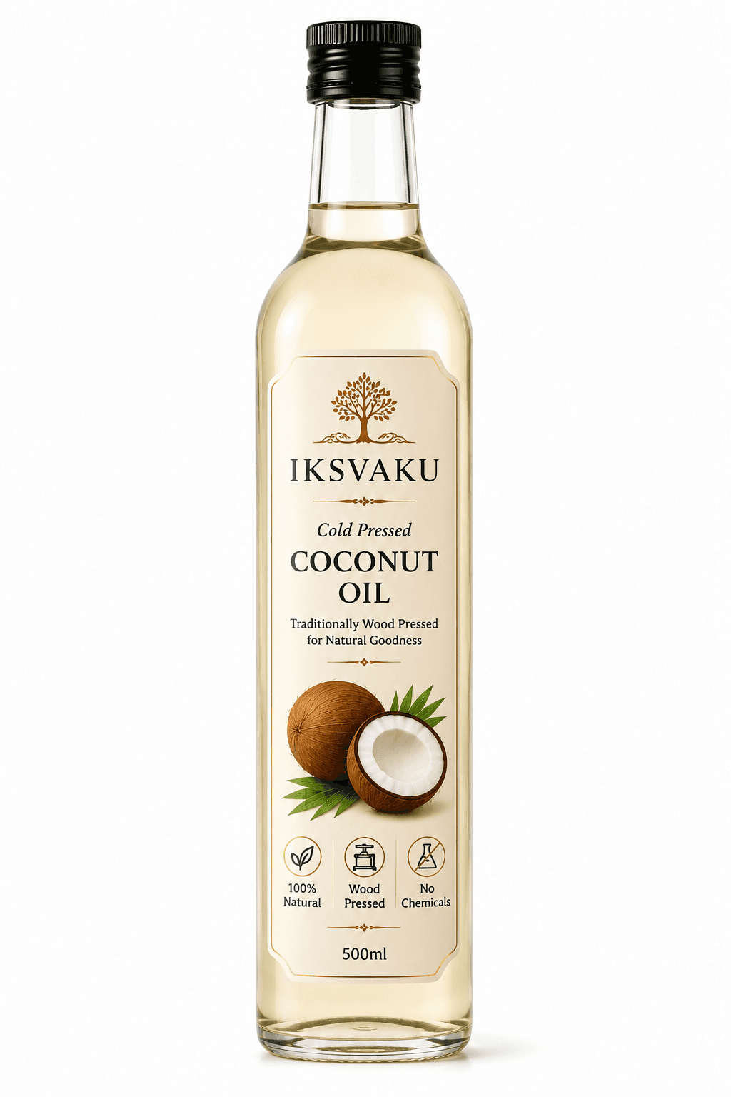 Wood Pressed Coconut Oil